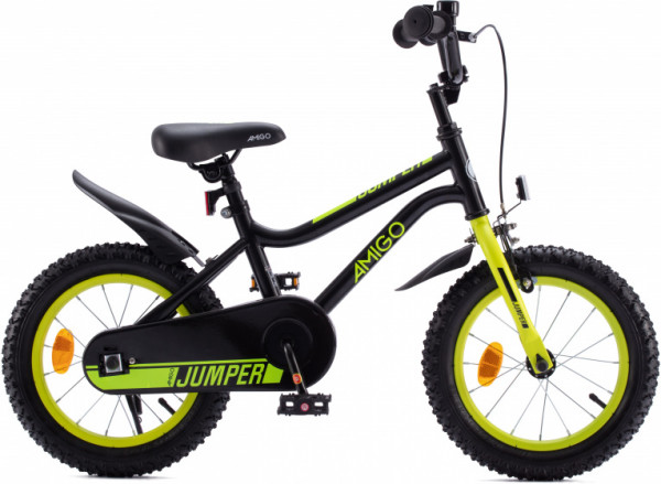 Jumper 18 Zoll 26,5 cm Jungen Rücktrittbremse Schwarz/Gelb