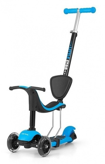 Little Star 3-in-1 step Junior Fußbremse Blau