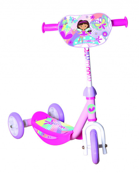 3-wiel kinderstep Dora Junior Freilauf Rosa