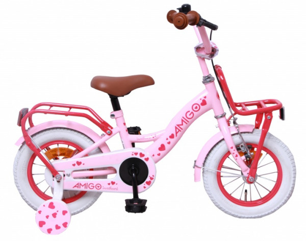 Sweetheart 14 Zoll 21,5 cm Mädchen Rücktrittbremse Rosa
