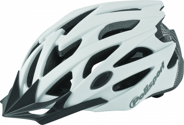 fahrradhelm Twig unisex 58/61 cm easy-lock weiß / carbon