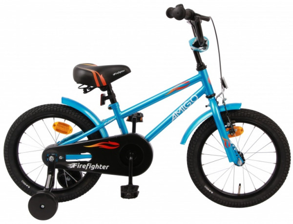 Firefighter 16 Zoll 20 cm Jungen Rücktrittbremse Blau