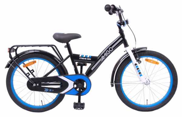 Xtreme Kids 18 Zoll 25 cm Jungen Rücktrittbremse Schwarz/Blau