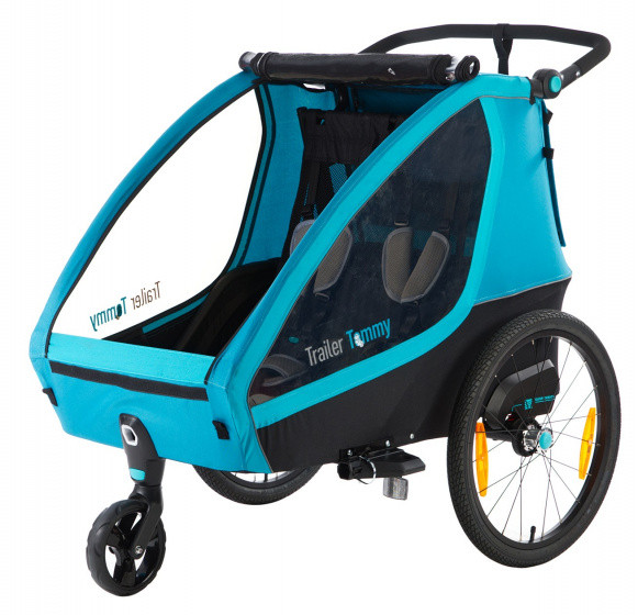 fietskar Tommy 20 Zoll Unisex Blau/Schwarz