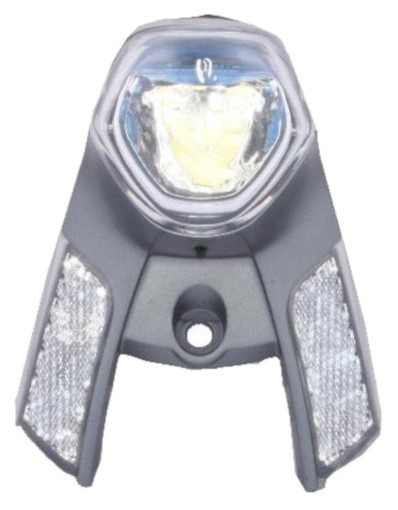 scheinwerfer im Visier Nabendynamo silber/grau