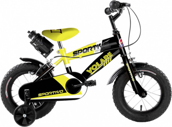 Sportivo 12 Zoll 20 cm Jungen Felgenbremse Gelb/Schwarz