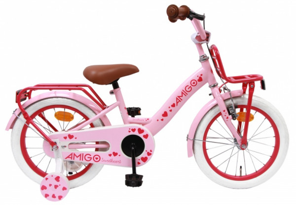 Sweetheart 16 Zoll 22 cm Mädchen Rücktrittbremse Rosa
