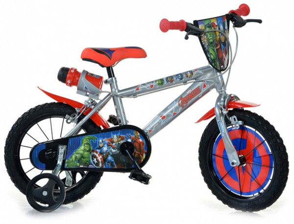 Avengers 14 Zoll 24 cm Jungen Felgenbremse Silber