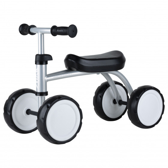 loopfiets Mini Rider Go 8 Zoll Junior Silber