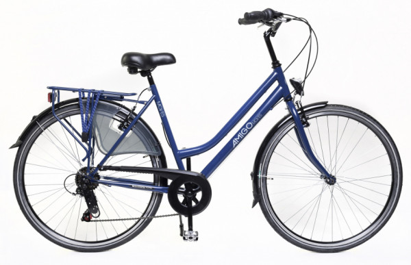 Moves 28 Zoll 56 cm Damen 6G Felgenbremse Mattblau