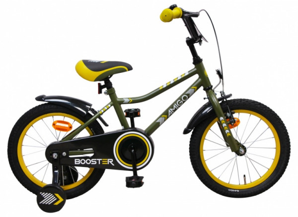Booster 16 Zoll 25,4 cm Jungen Rücktrittbremse Grün