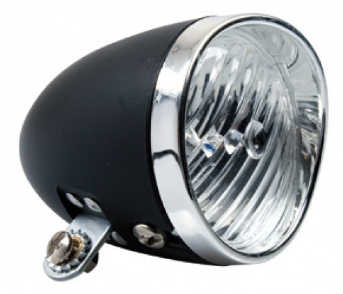 frontleuchte Classic led batterie schwarz