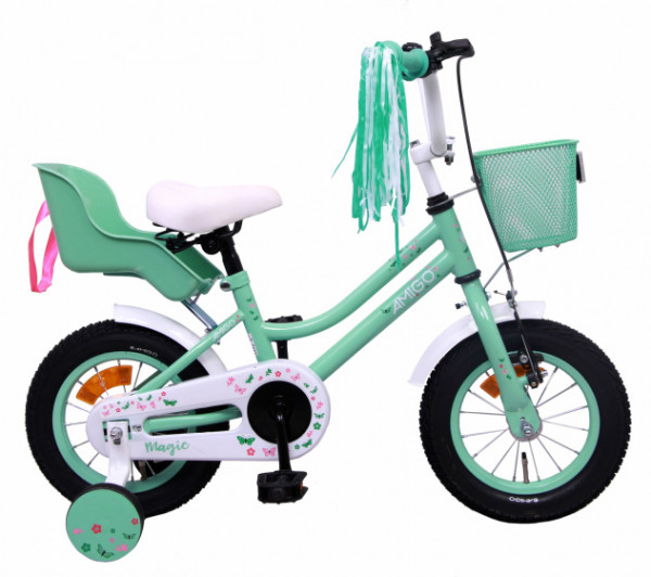Magic 12 Zoll 21 cm Mädchen Rücktrittbremse Türkis