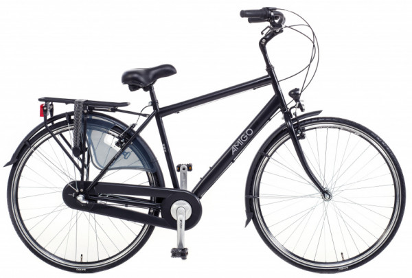 Bright 28 Zoll 50 cm Herren 3G Felgenbremse Mattschwarz