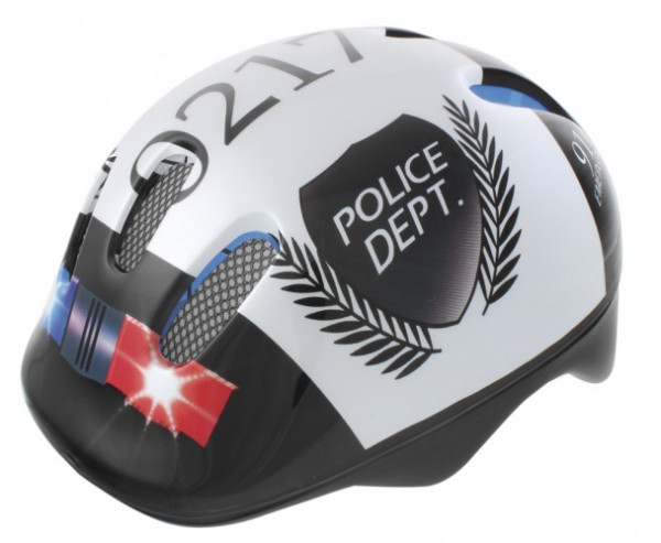 Police Fahrradhelm Weiß Größe 52/56 cm