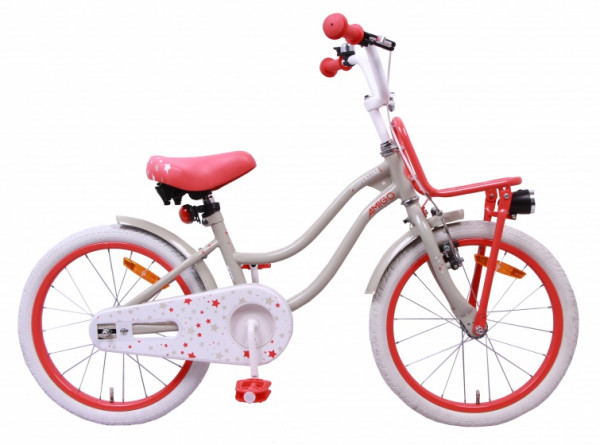 Superstar 18 Zoll 24 cm Mädchen Rücktrittbremse Creme