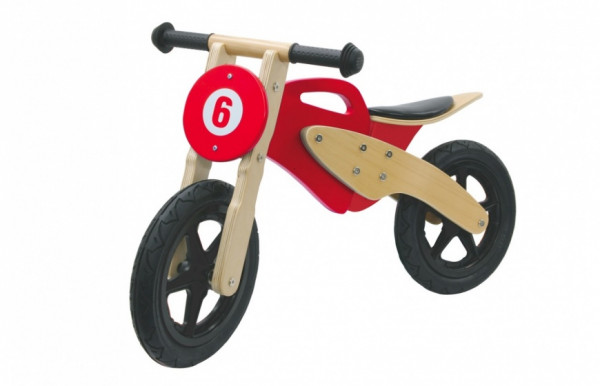 loopfiets motor 89 x 40 x 51 cm Junior Rot
