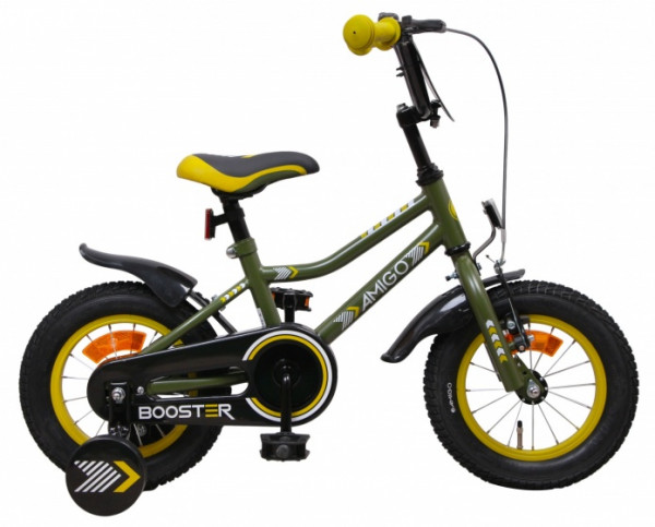Booster 12 Zoll 20 cm Jungen Rücktrittbremse Grün