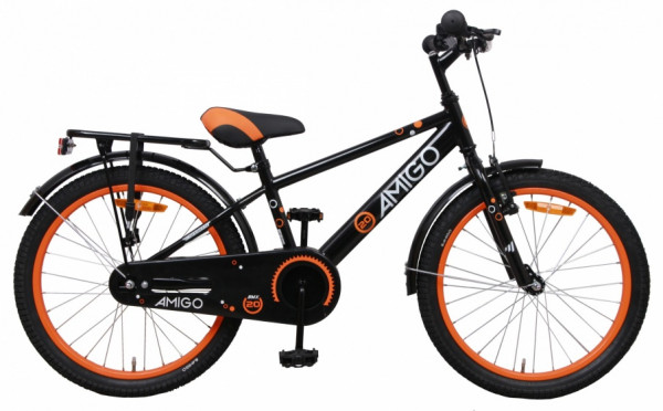 Sports 20 Zoll 28 cm Jungen Rücktrittbremse Schwarz