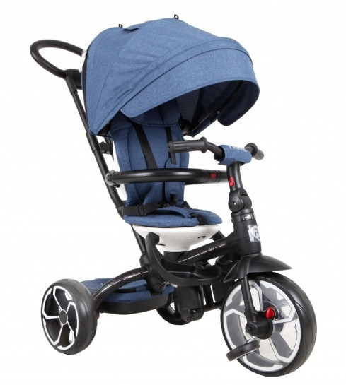Prime 4-in-1 driewieler Junior Blau/Schwarz