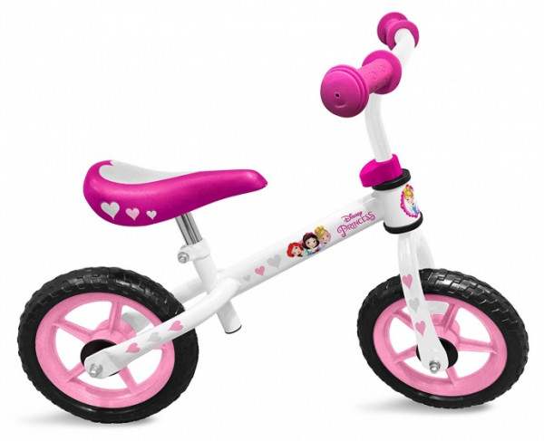Princess Loopfiets 12 Zoll Mädchen Weiß/Rosa