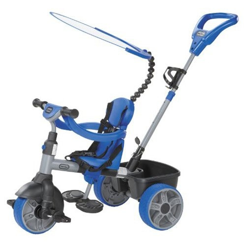 4-in-1 Driewieler Jungen Blau