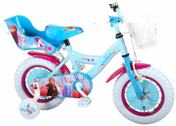 Disney Frozen 12 Zoll 21,5 cm Mädchen Rücktrittbremse Blau