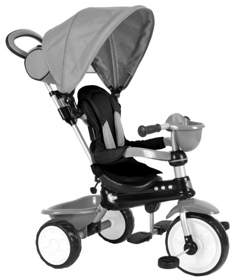 driewieler Comfort 4-in-1 Junior Grau