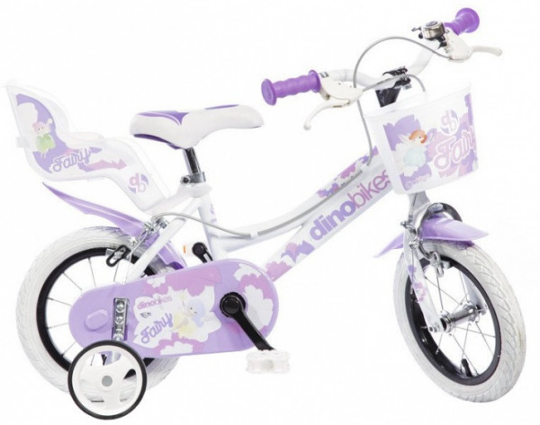 Fairy 12 Zoll 21 cm Mädchen Felgenbremse Weiß/Violett