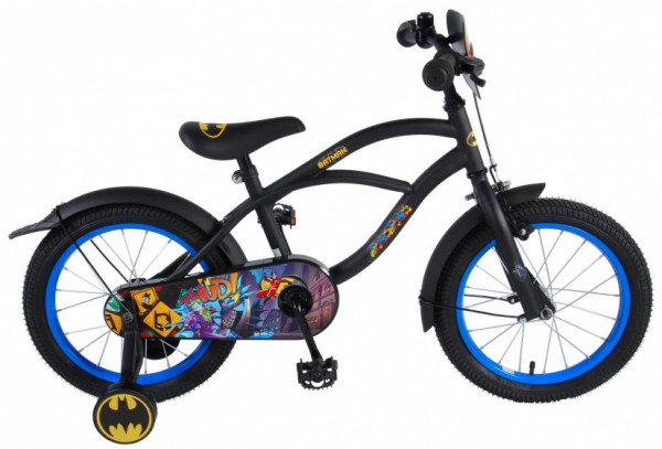 Batman 16 Zoll 25,4 cm Jungen Rücktrittbremse Schwarz