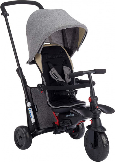 7-in-1 driewieler smarTfold 600S Junior Schwarz/Grau