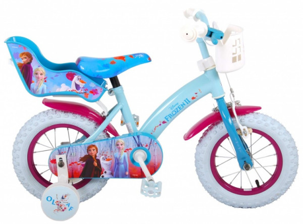 Frozen 2 12 Zoll 21,5 cm Mädchen Rücktrittbremse Blau