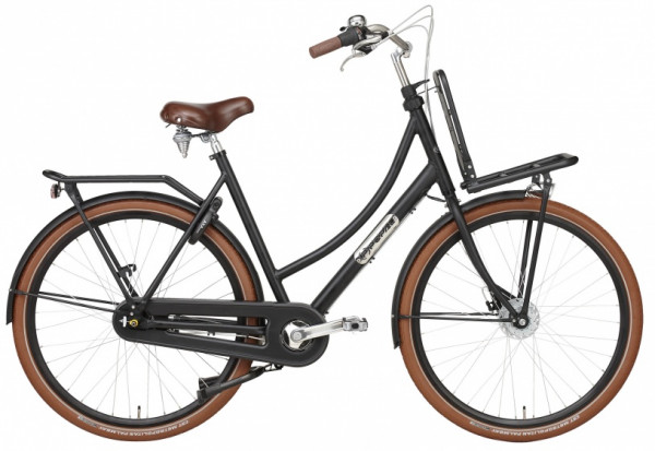 Daily Dutch Prestige 28 Zoll 50 cm Damen 7G Rollerbrakes Mattschwarz