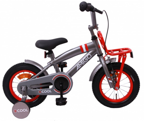 2Cool 12 Zoll 20 cm Jungen Rücktrittbremse Grau