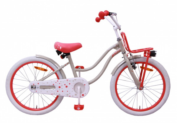 Superstar 20 Zoll 28 cm Mädchen Rücktrittbremse Creme