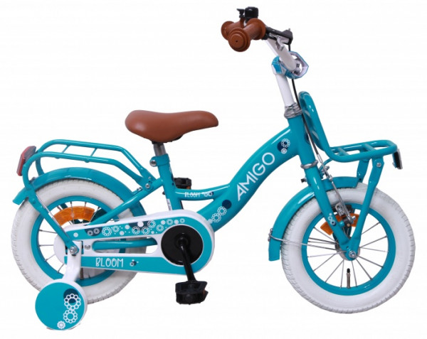 Bloom 12 Zoll 21 cm Mädchen Rücktrittbremse Türkis