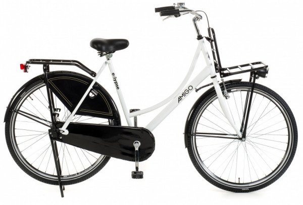 Eclypse 28 Zoll 56 cm Damen Rücktrittbremse Weiß/Schwarz