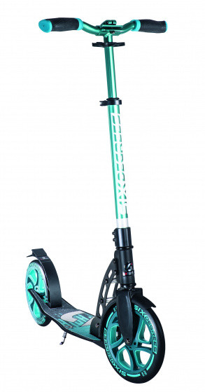 stuntstep Junior Fußbremse Blau/Schwarz