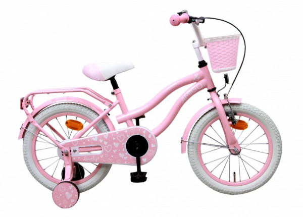 Lovely 16 Zoll 26 cm Mädchen Rücktrittbremse Rosa
