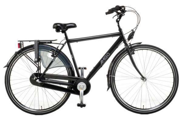 Bright 28 Zoll 56 cm Herren 3G Felgenbremse Mattschwarz