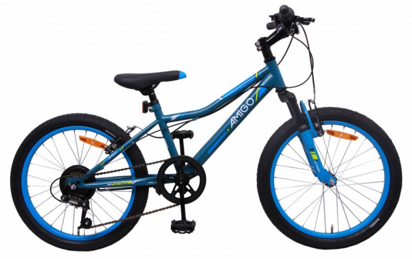 Attack 20 Zoll 28 cm Jungen 6G Felgenbremse Blau