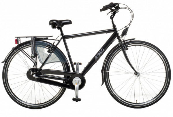 Bright 28 Zoll 56 cm Herren 3G Felgenbremse Mattschwarz