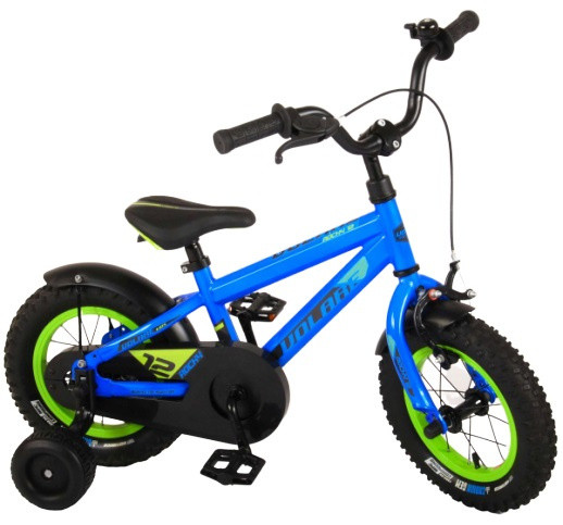 Rocky 12 Zoll 21,5 cm Jungen Rücktrittbremse Blau/Grün