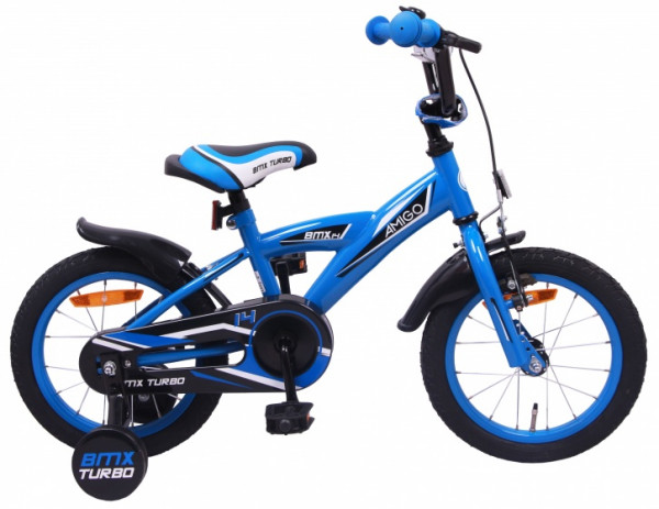 BMX Turbo 14 Zoll 21 cm Jungen Rücktrittbremse Blau