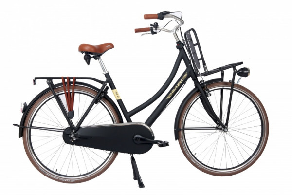 Aron transportfiets 28 Zoll 53 cm Damen 3G Rücktrittbremse Schwarz