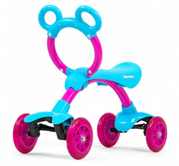 Orion Flash loopfiets Junior Blau/Rosa