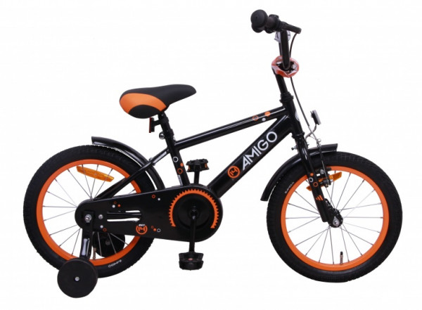Sports 14 Zoll 22 cm Jungen Rücktrittbremse Schwarz