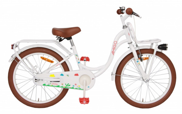 Spring 20 Zoll 27 cm Mädchen Rücktrittbremse Weiß
