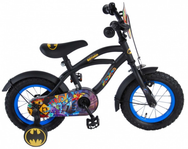 Batman 12 Zoll 21,5 cm Jungen Rücktrittbremse Schwarz
