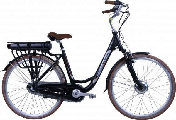 Basic 28 Zoll 49 cm Damen 3G Rollerbrakes Mattschwarz